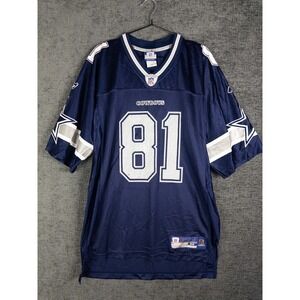 VTG NFL Reebok Dallas Cowboys Jersey #81 Owens Navy Logo Sz M